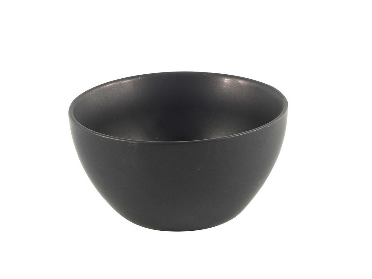 SCHÜSSEL Suppenschalen / Schalen - Black Tie ø 14 cm - 6 Stück - Schwarz, Keramik (2/9/14cm) - Studio Tavola