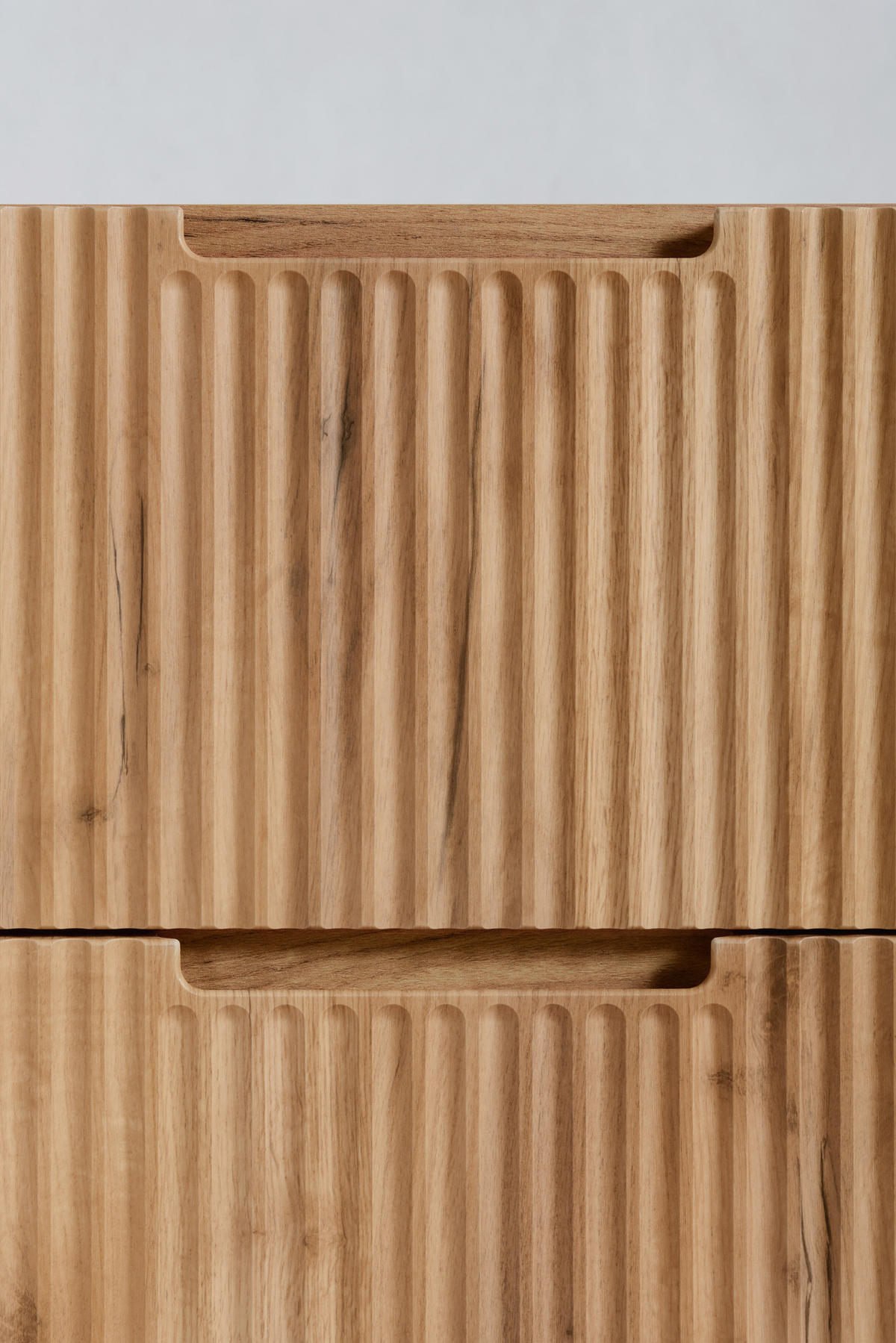 BADEZIMMERSCHRANK : Eiche Craft / Weiß, 140 (2 x 60 + 20) x 58,6 x 46 cm - Braun/Weiß, Holzwerkstoff (140/58.6/46cm) - 3XE LIVING