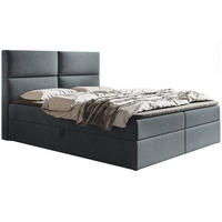 BETT Grafit FOX 3 180x200 cm - Graphitfarben, Textil (180/200cm) - Sepro Meble