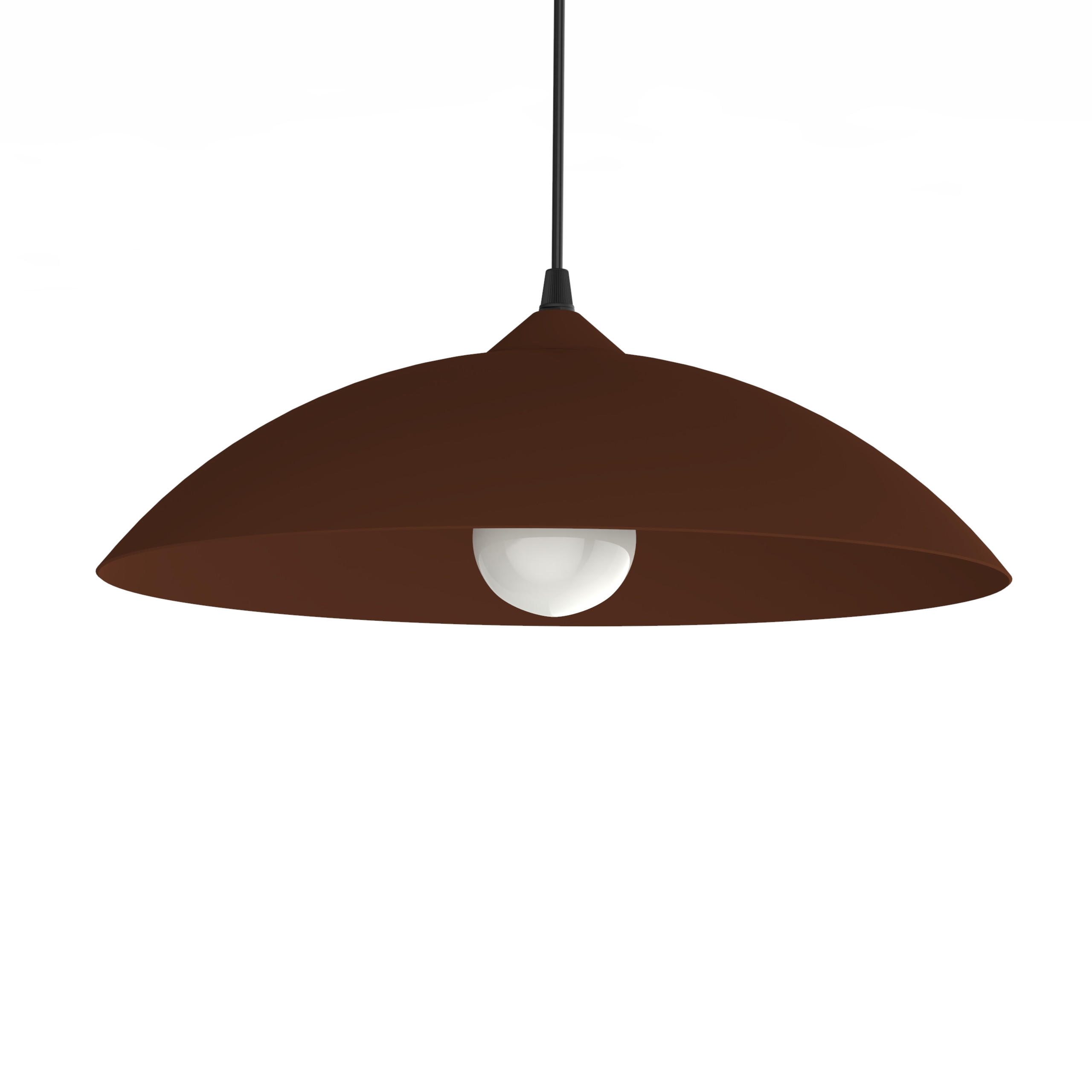 HÄNGELEUCHTE - Dunkelbraun, Metall (40/40/10cm) - Lumicom