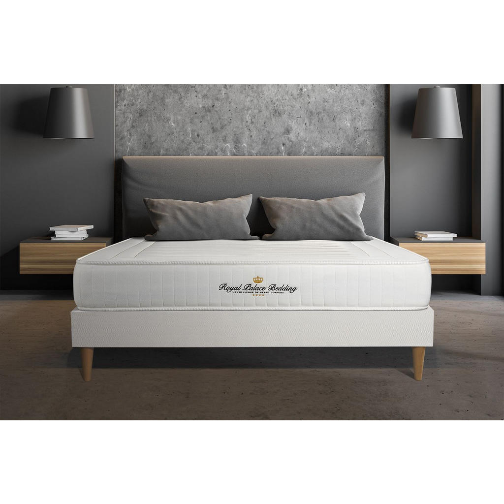 Thumbnail - Royal Palace Bedding Matratze, Weiß, Textil, H3, 200x200 cm, Oeko-Tex® Standard 100, Schlafzimmer, Matratzen Shop, Matra...
