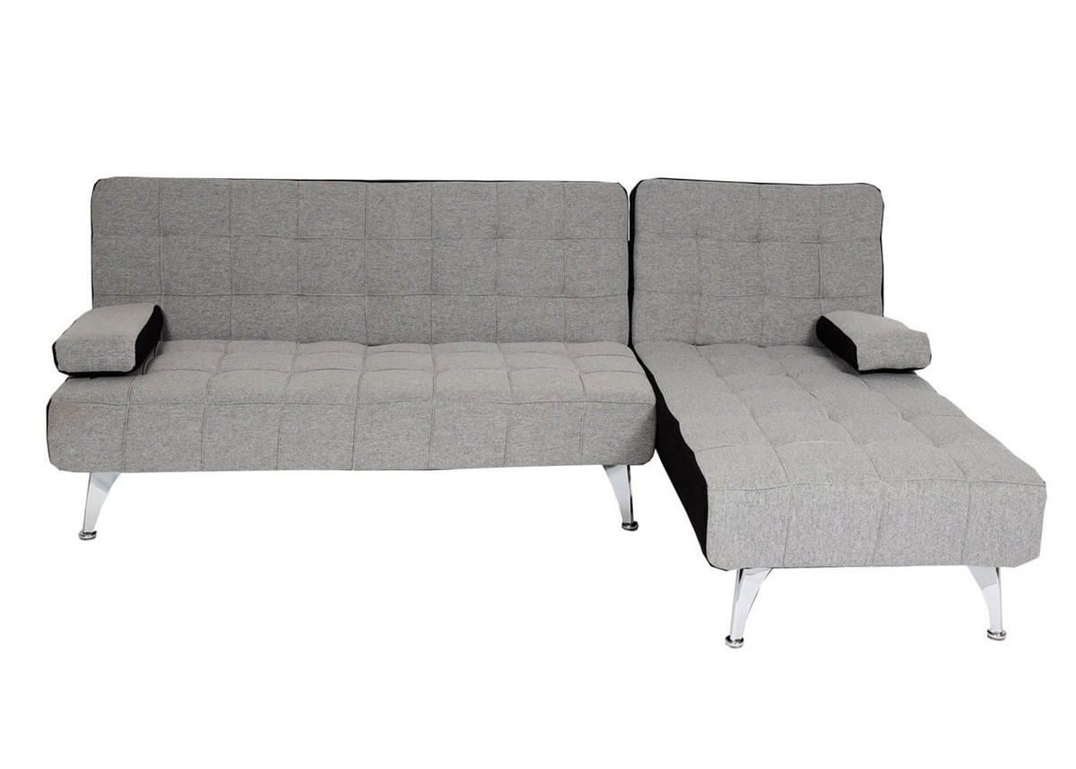 SCHLAFSOFA Hellgrau - Hellgrau, Textil (236/95cm) - MCW