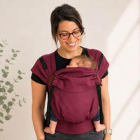 BABYTRAGE Primeo - Weinrot, Textil (26.5/38.5cm) - Hoppediz