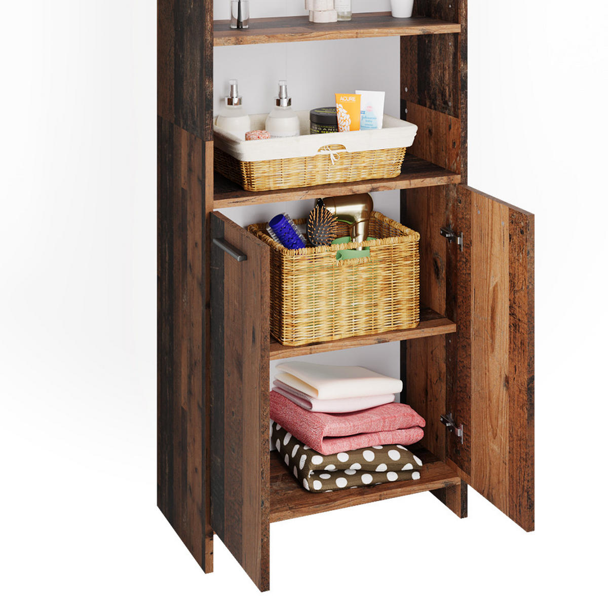 Wildeiche, Holzwerkstoff (56.1/190/30cm) - Vicco