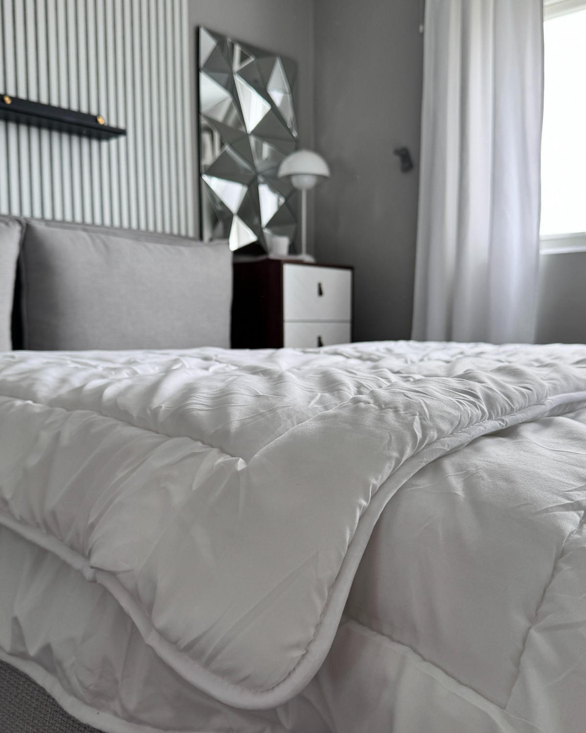 PŘIKRÝVKA Polyester Extra Teplá 135/200 cm Lemberg - bílá, textil (135/200cm) - Beliani