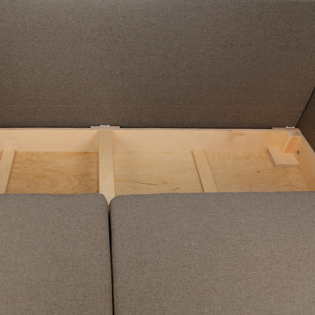 SOFA York Braun 230 cm - Braun, Holz (230/96/105cm) - VitaliSpa
