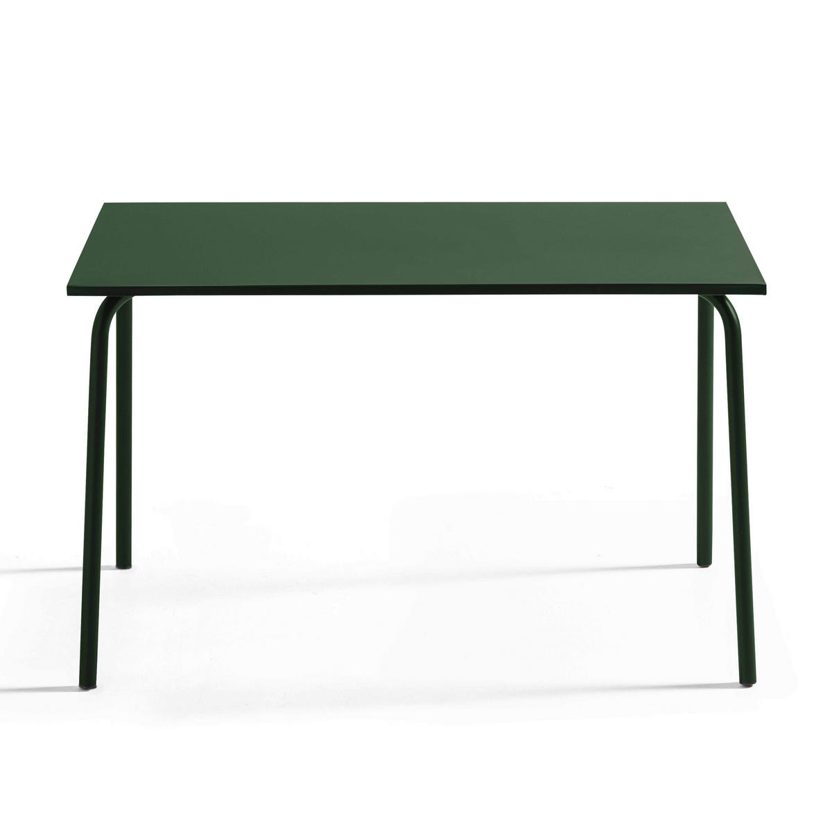 GARTENTISCH, Waldgrün - Grün, Metall (120/70/72cm) - Oviala