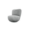 DREHSESSEL LUIS, Freistehend, Sitz drehbar 360°, 39x82x56 cm, DUNKELGRAU - Dunkelgrau, Holz/Textil (82/72/66cm) - DomoHome