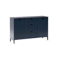 KOMMODE LINKA STYLES LS-02 - Dunkelblau, Holzwerkstoff (135/87/41cm) - Meblini