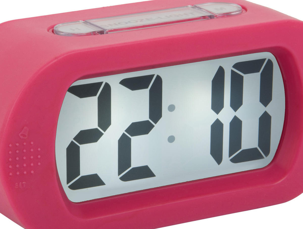 WECKER Gummy 5/14/7 cm - Pink, Kunststoff (14/7/5cm) - Karlsson