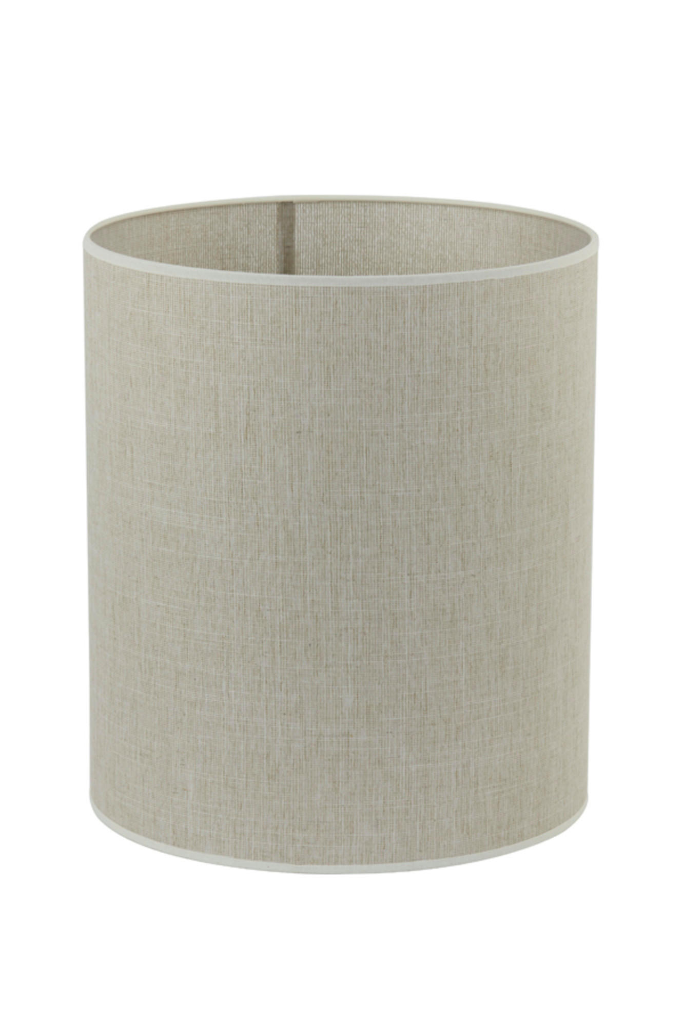 LAMPENSCHIRM Breska Weiß Ø25/30 cm - Weiß, Textil (25/25/30cm) - Light & Living