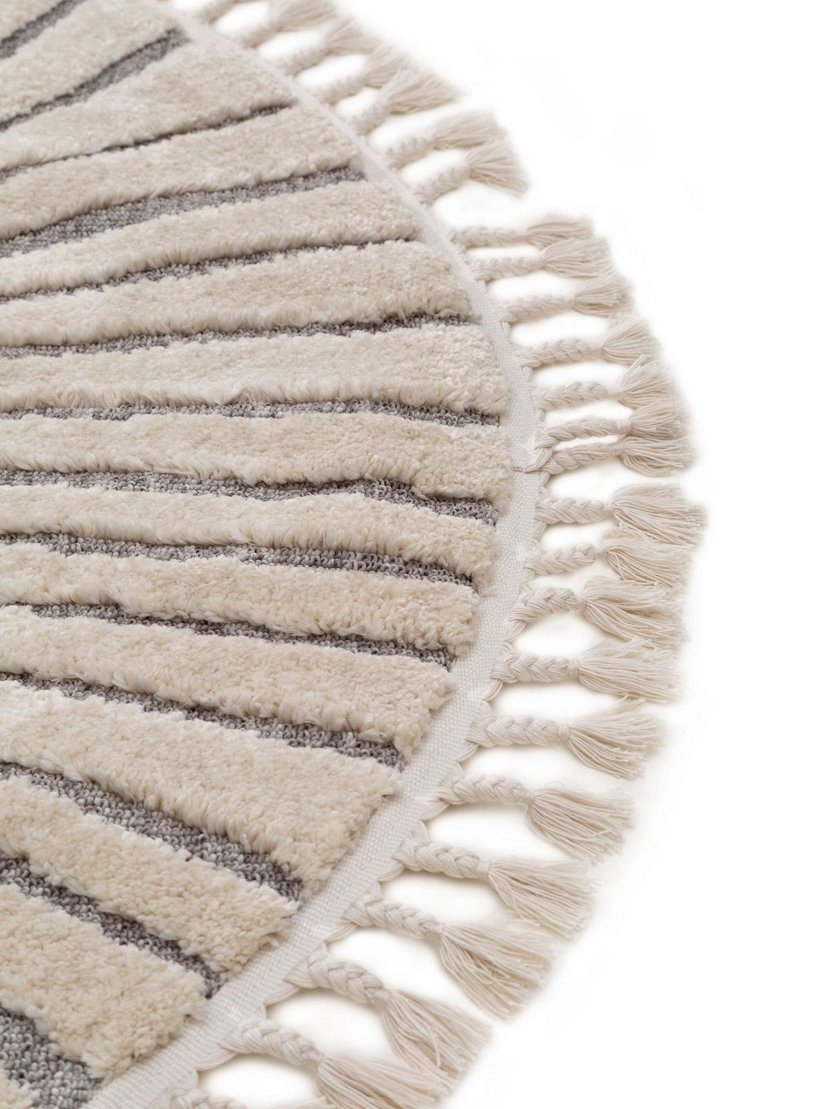 KINDERTEPPICH Kinderteppich Momo Grau IV - Grau, Naturmaterialien/Textil (120/1cm) - KUNSTLOFT