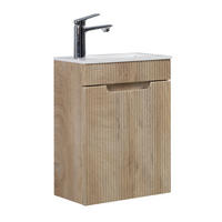 GÄSTE-WC-MÖBELSET Thermis 2 Teile Eiche Hell- 40 x 22 x 53 cm - Eiche Wotan/Sonoma Eiche, Holz (40/53/22cm) - Badplaats