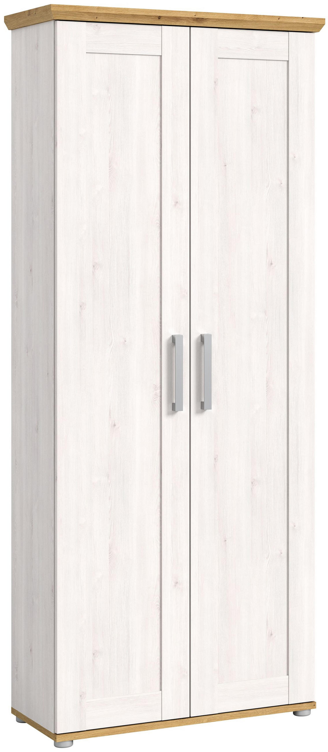 GARDEROBENSCHRANK Verona Garderobe in Sibiu Lärche Nb. und Artisan Eiche Nb. B/H/T: 80x196x39 cm - Lärchefarben, Holzwerkstoff (78/194/37cm)