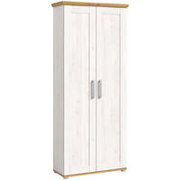 GARDEROBENSCHRANK Verona Garderobe in Sibiu Lärche Nb. und Artisan Eiche Nb. B/H/T: 80x196x39 cm - Lärchefarben, Holzwerkstoff (78/194/37cm)