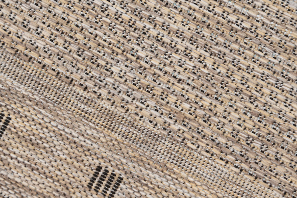 LÄUFER MELISSA Braun Modern Geometrisch 80/1200 cm - Braun, Textil (80/1200cm) - Tapiso