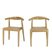 DESIGN-STUHL - Klares Holz - 2er-Set - Eschefarben, Holz (68/73/48cm) - Drawer