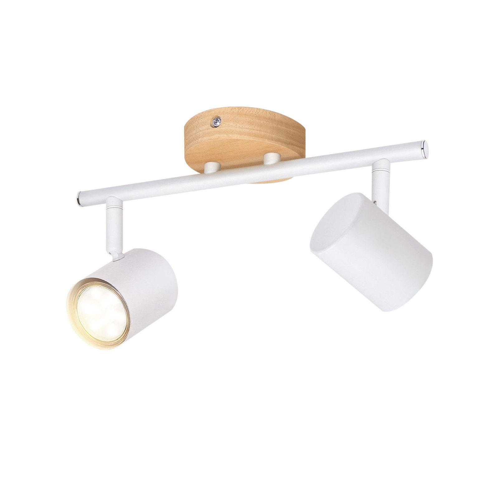 DECKENSTRAHLER Glorlichta 9/14.5/31 cm - Weiß, Metall (31/9/14.5cm) - ZMH