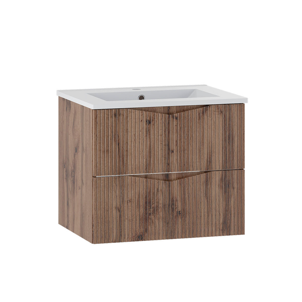 WASCHTISCH 60cm Tao Holz - Braun, Holzwerkstoff (60/50/45.8cm) - Petits-meubles