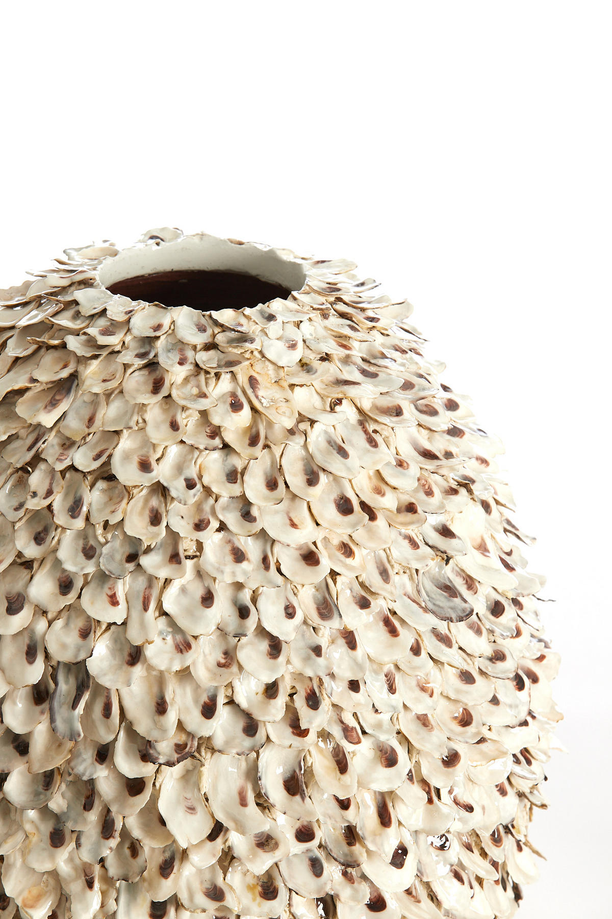 VASE Ubate Braun Ø33/35 cm - Braun, Holz (35cm) - Light & Living