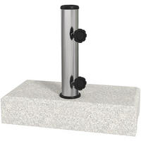 SONNENSCHIRMSTÄNDER 25 kg Granit grau - Grau, Metall (45/22.5cm) - LEBENLANG