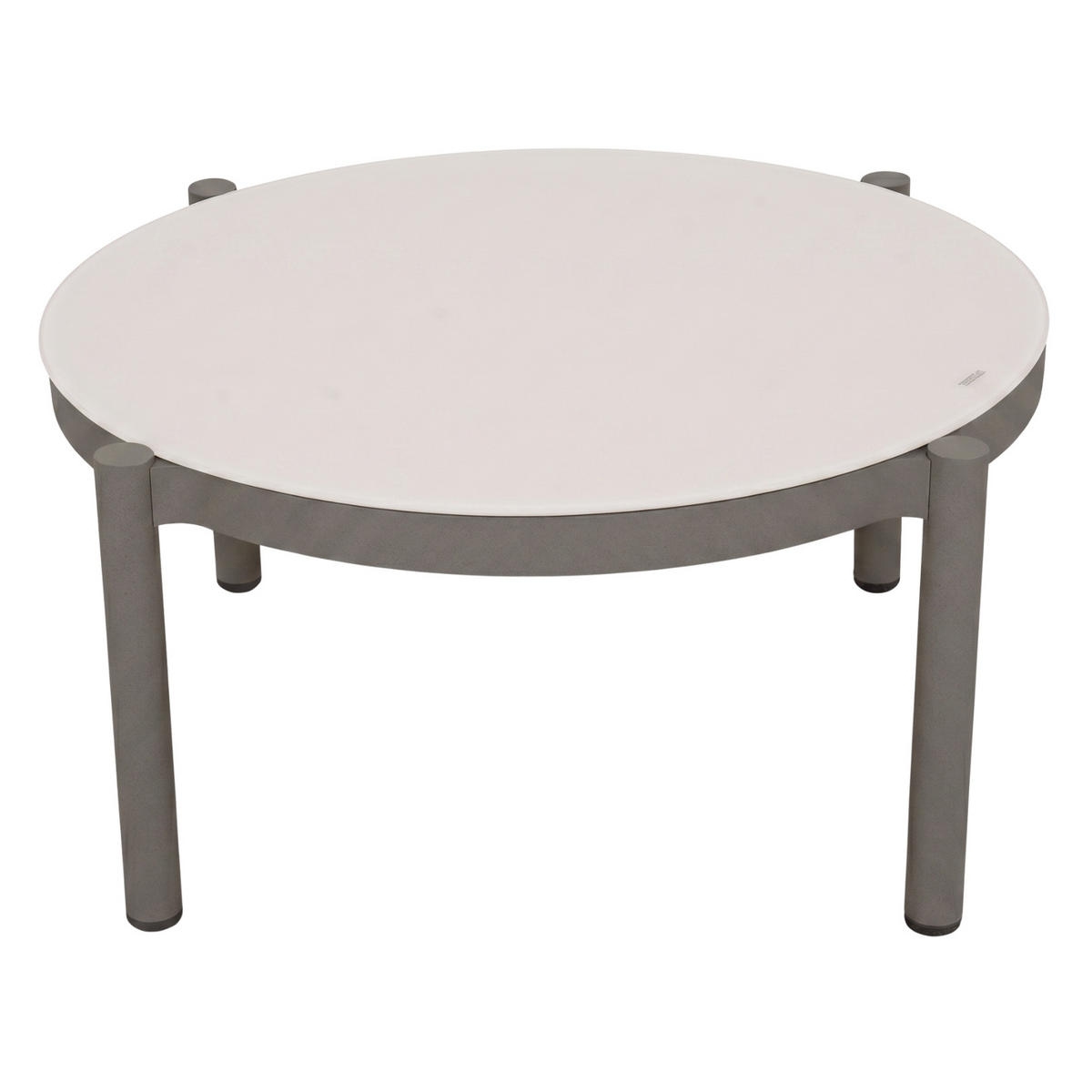 GARTENSET Aspen aus Metall, 2 Sessel + 2-Sitzer Sofa + Couchtisch, Grau - Grau, Metall - Beautysofa