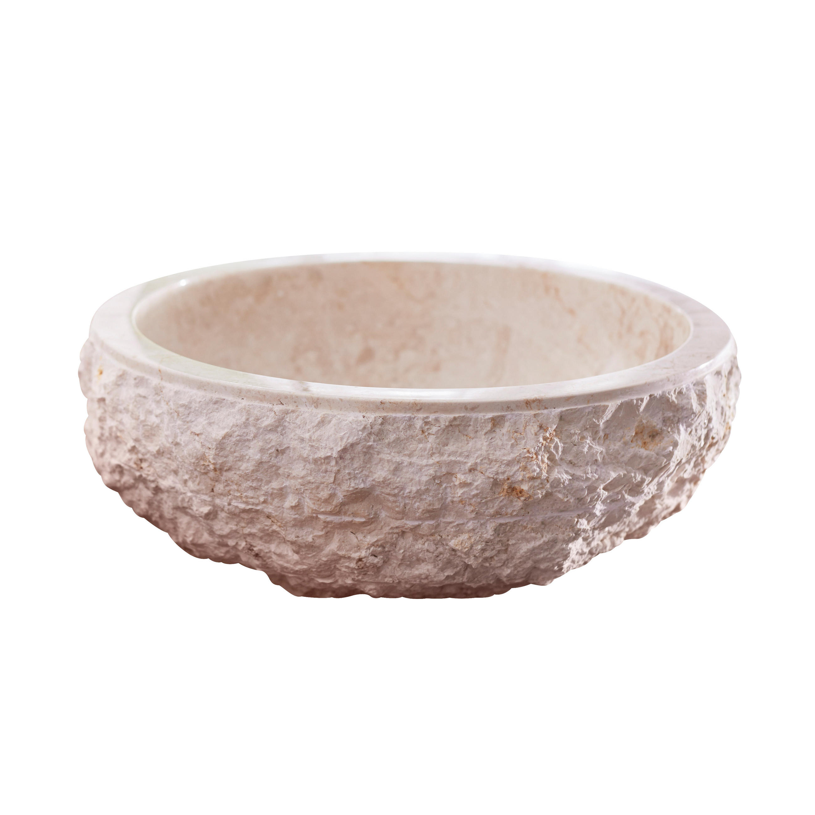 Tikamoon Waschbecken Beige 45x17x45 cm