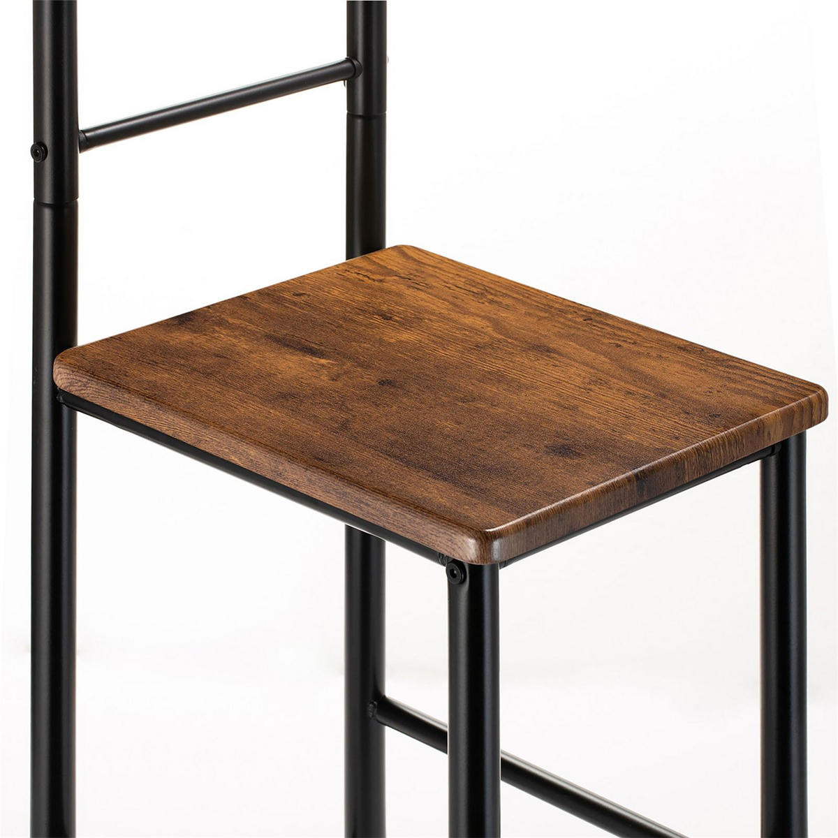 HERRENDIENER JIVO 2ER-SET - Dunkelbraun/Schwarz, Metall (53/121/47cm) - CARO-Möbel