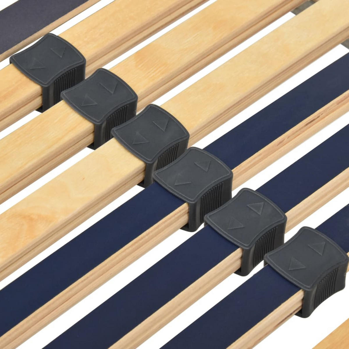 LATTENROST Elektrisch Mit 42 Latten 7 Zonen 90/200 Cm - Braun, Holz (90/200cm) - vidaXL