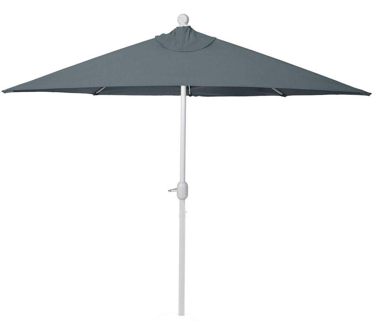 SONNENSCHIRM I HALBRUND UV 50+ Anthrazit - Anthrazit, Textil (260/135cm) - MCW