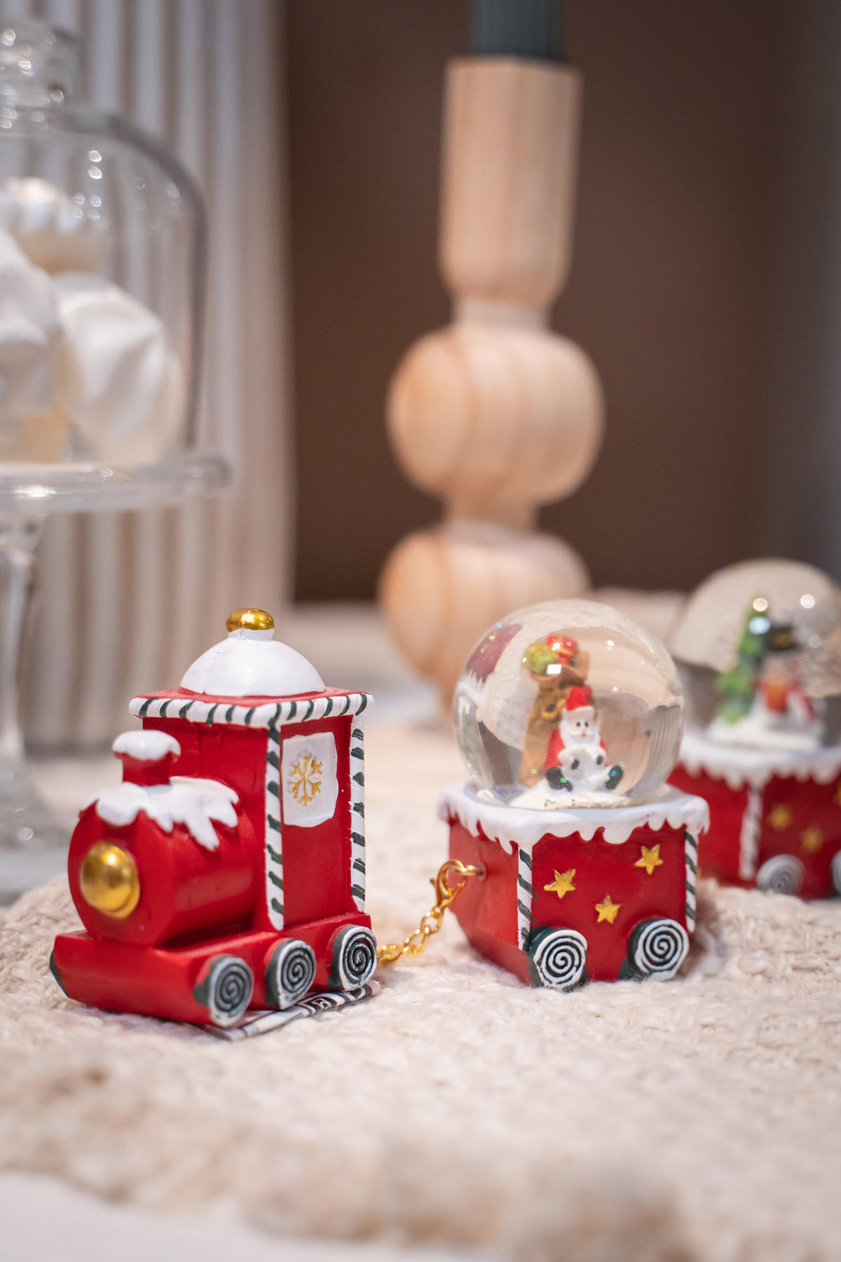 WEIHNACHTSBAHN Schneekugeln - Multicolor, Kunststoff (4/7.2/20cm) - Atmosphera Createur d´interieur