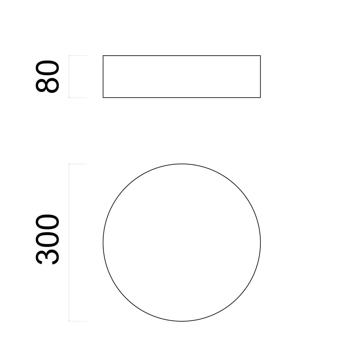 LED-DECKENLEUCHTE - Weiß, Metall (30/30/8cm) - Lumicom