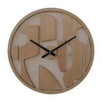 WANDUHR Braun 50/5/50 cm - Braun, Holzwerkstoff (50/50/5cm) - Mobili Rebecca