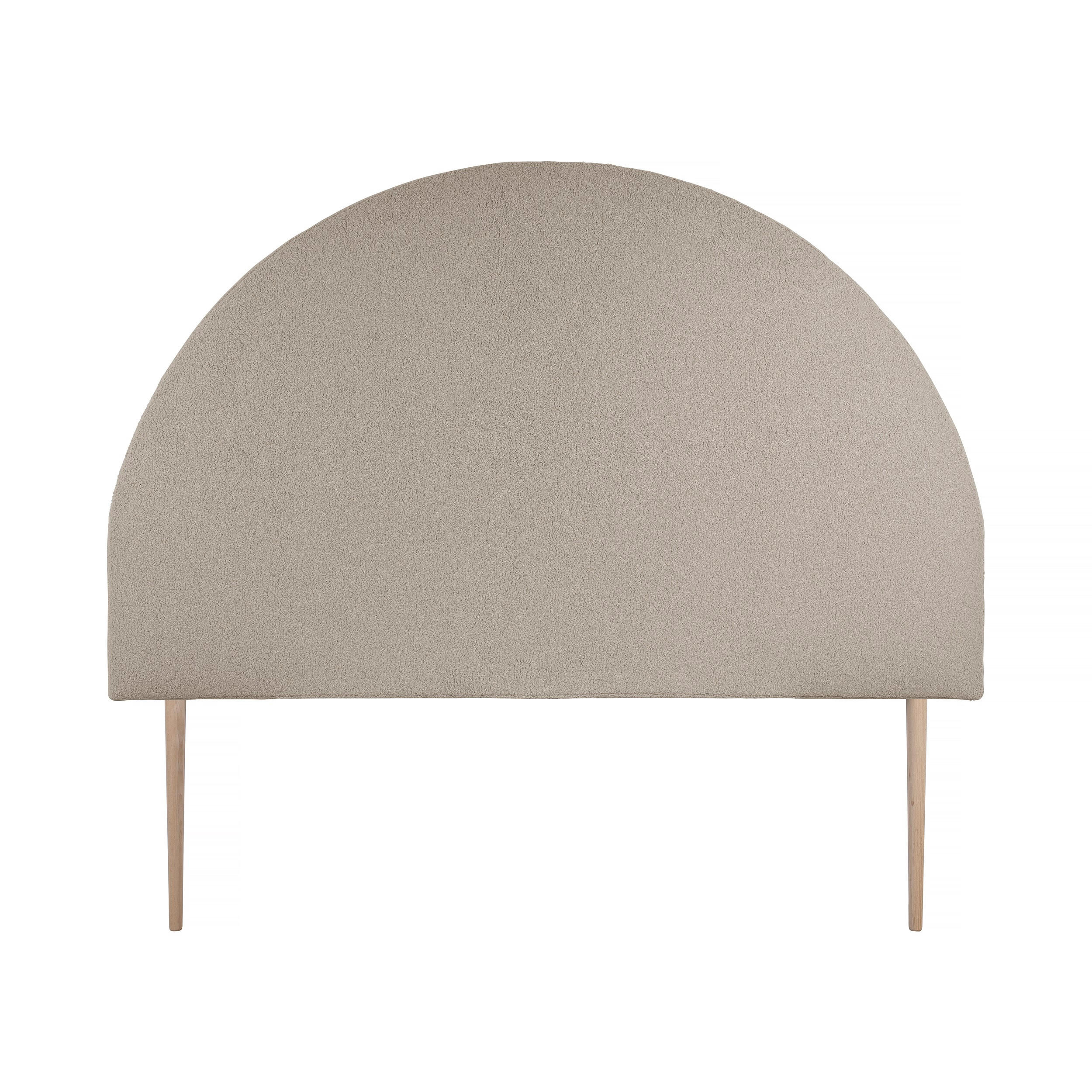 KOPFTEIL aus Teddy 160x120cm MOON - Beige, Textil (120/120/8cm) - RNT By Really Nice Things