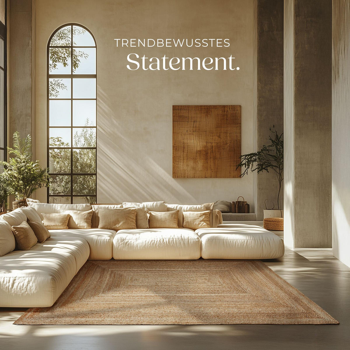 TEPPICH Handgewebt Glim, strapazierfähig und pflegeleicht, braun - Braun, Textil (200/290cm) - tectake