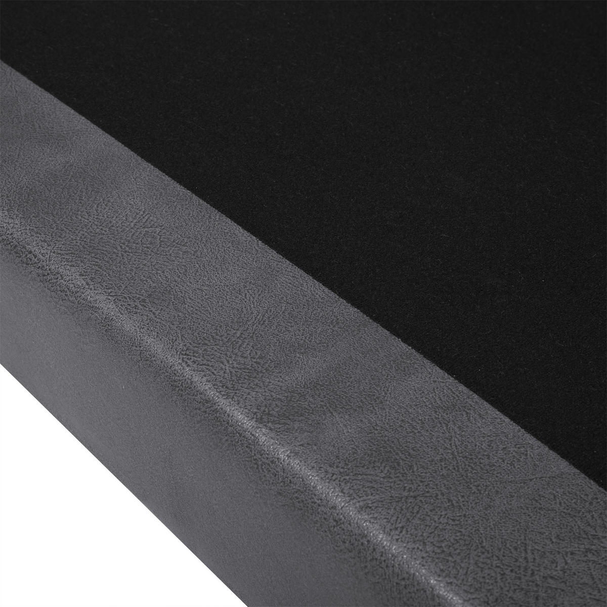 3-SITZER-SOFA Kunstleder Grau Lokka - Dunkelgrau, Textil (204/85/83cm) - Beliani