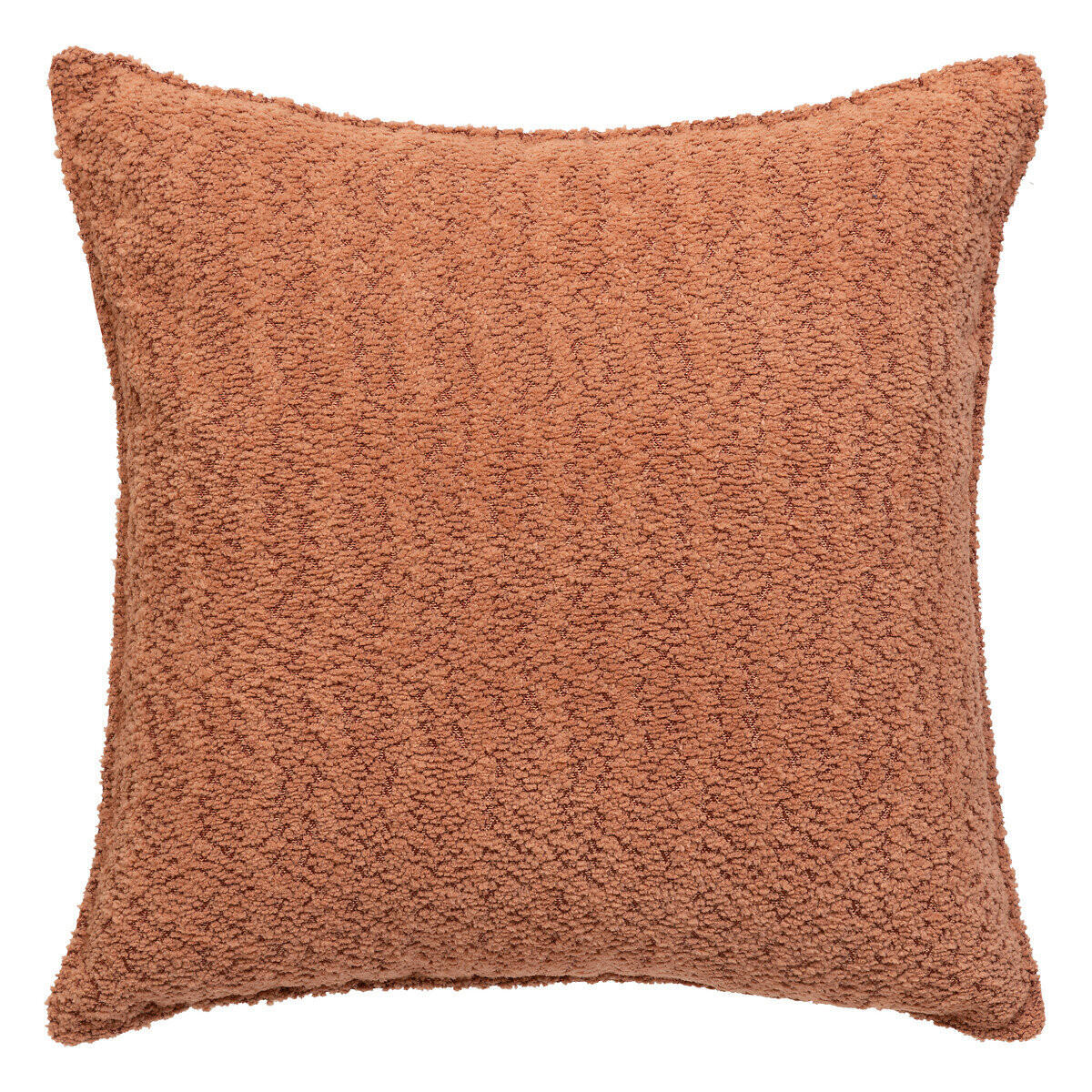 DEKOKISSEN Bouclé Soana 45/45 cm - Terracotta, Textil (45cm) - Atmosphera Createur d´interieur