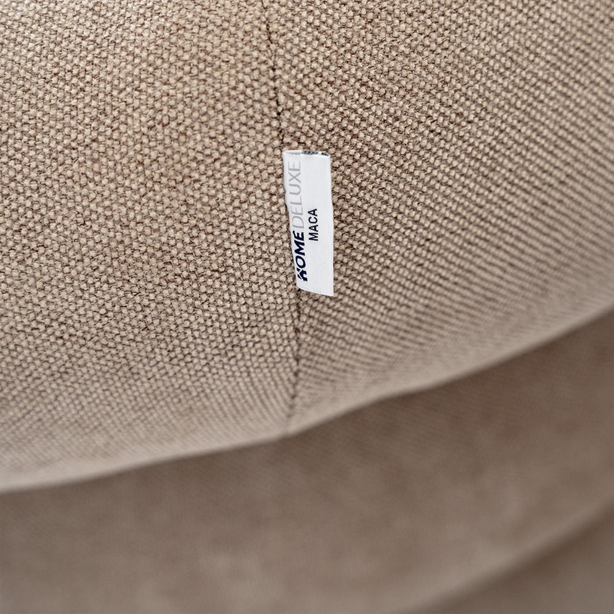 SESSEL MACA - Samtgewebe Beige - Beige, Kunststoff (95/73/88cm) - Home Deluxe