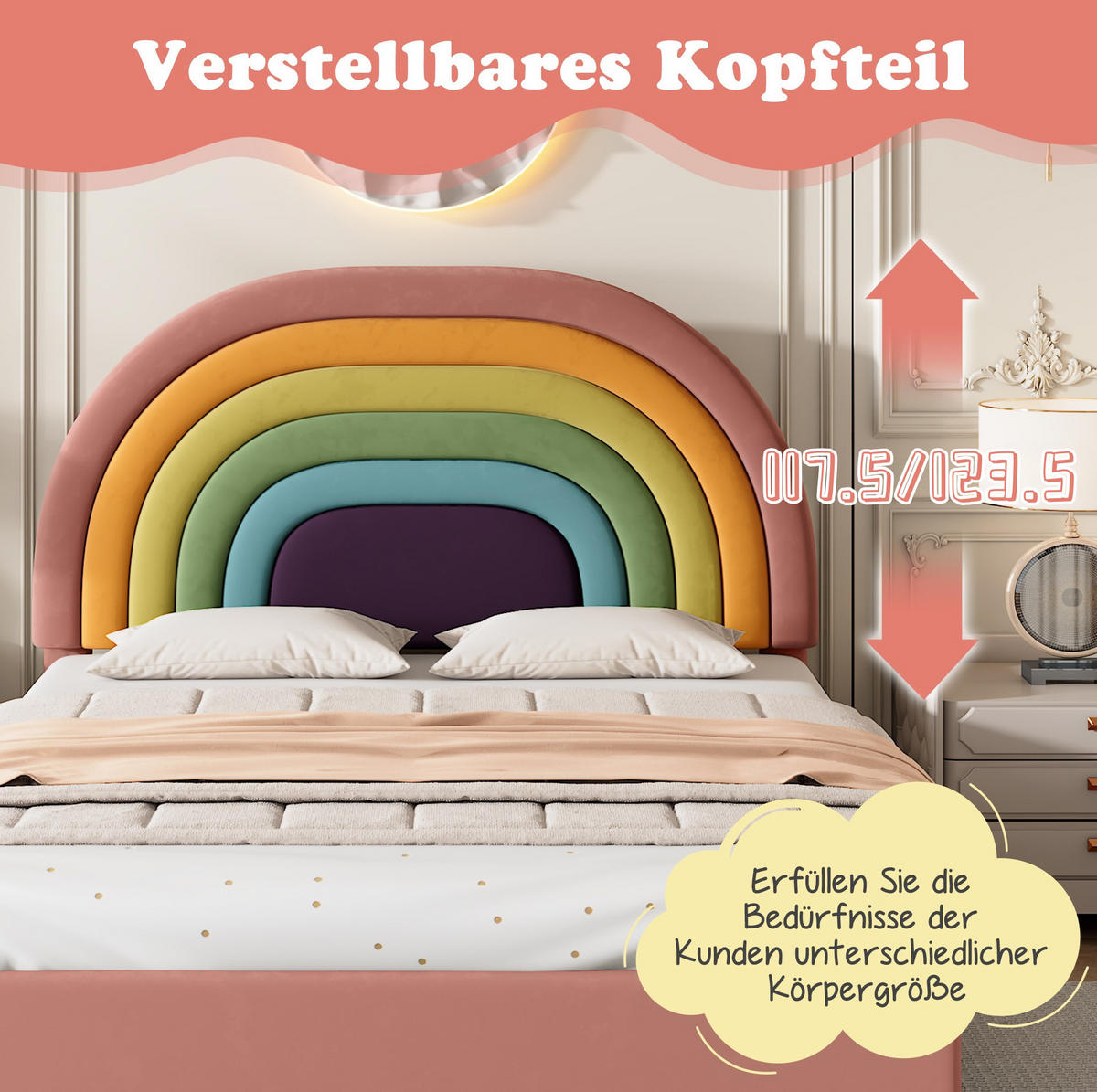 POLSTERBETT 90/200 cm aus PU mit LED-Beleuchtung und Stauraum Schwarz - Schwarz, Kunststoff (90/200cm) - Modenvie