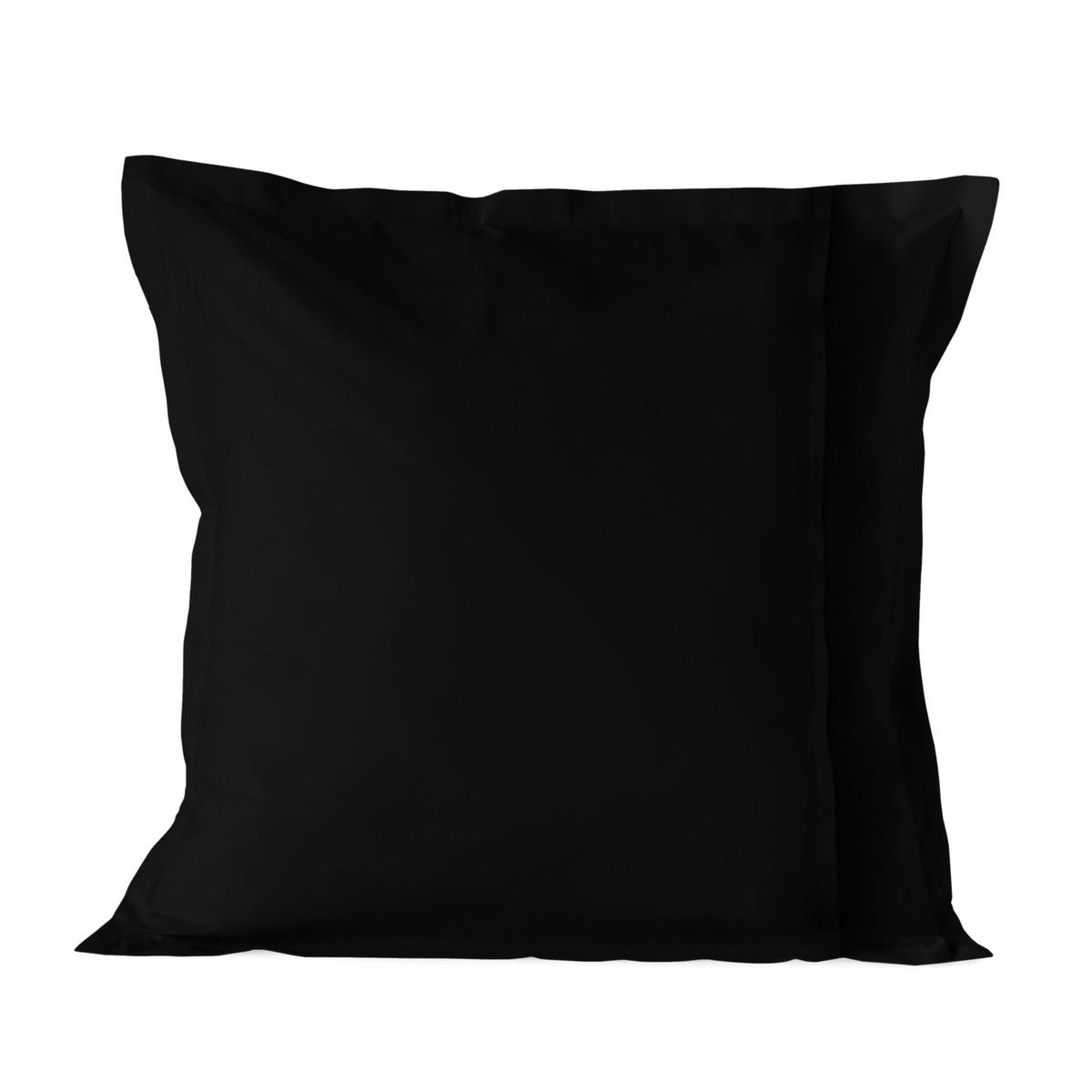 KISSENBEZUG basic 80x80 cm schwarz - Schwarz, Textil (80/80cm) - Happy Friday