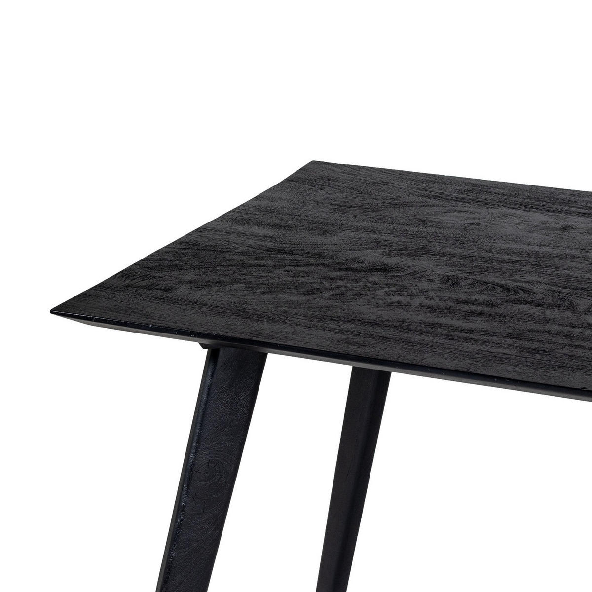 ESSTISCH aus Mangoholz 240cm, natürlich - Schwarz, Holz (240/90/90cm) - Giga Meubel