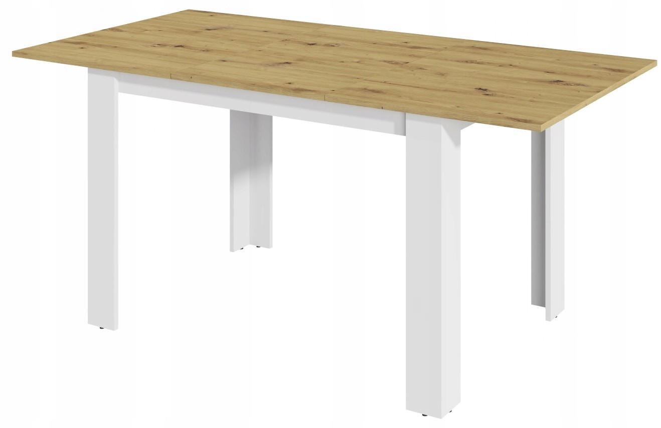 TISCH Kongo EXT Artisan Eiche-Weiß 120-170/80/75 cm - Multicolor, Holzwerkstoff (80/120/75cm) - Matkam Möbel