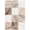 DESIGNER TEPPICH MAUI KARO BAROCK - Beige/Braun, Textil (120/170cm) - Pergamon