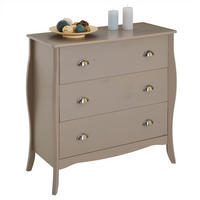 KOMMODE ANTOINETTE - Taupe, Holz (89/87/43cm) - IDIMEX