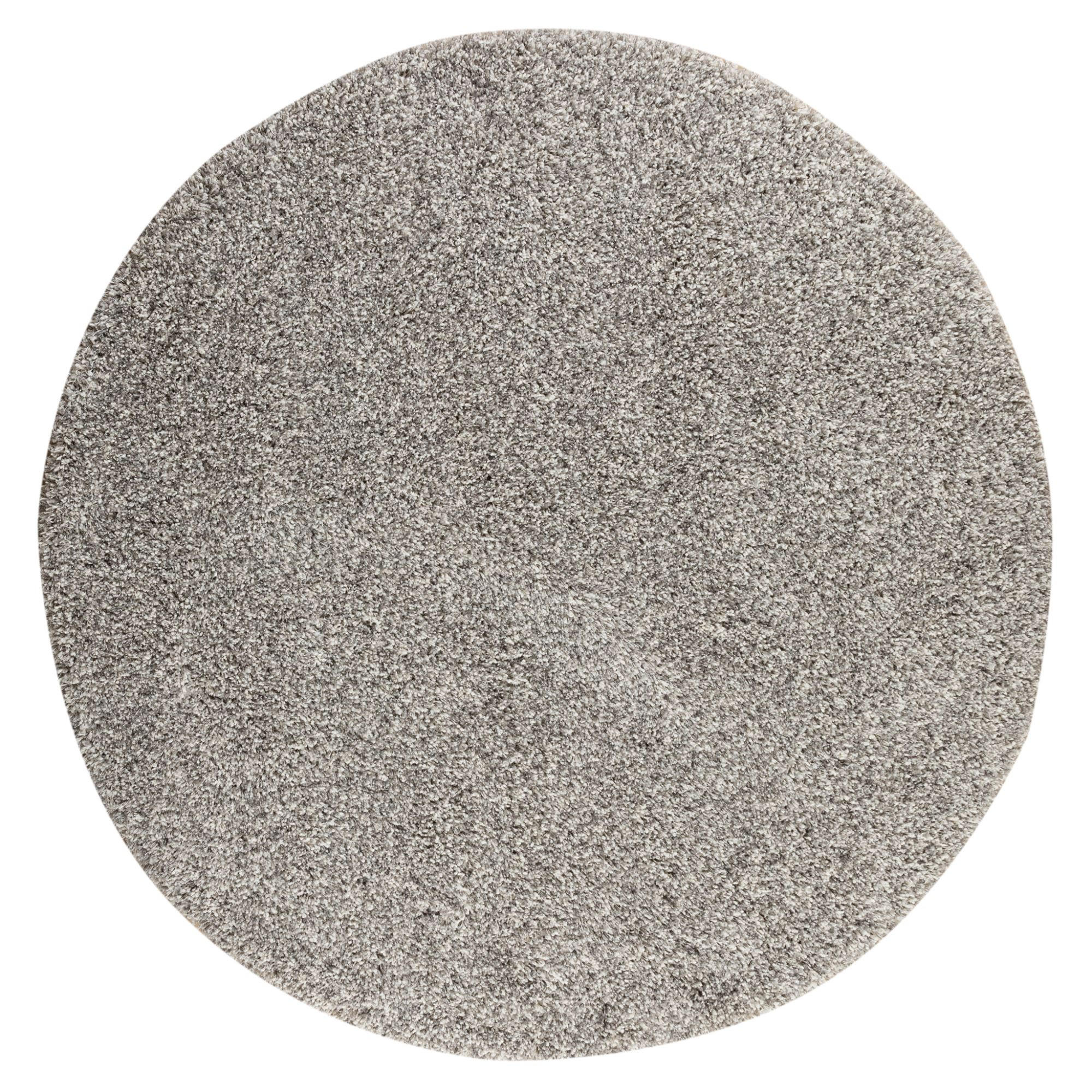 Steffensmeier Hochflorteppich Silber 120x120 cm