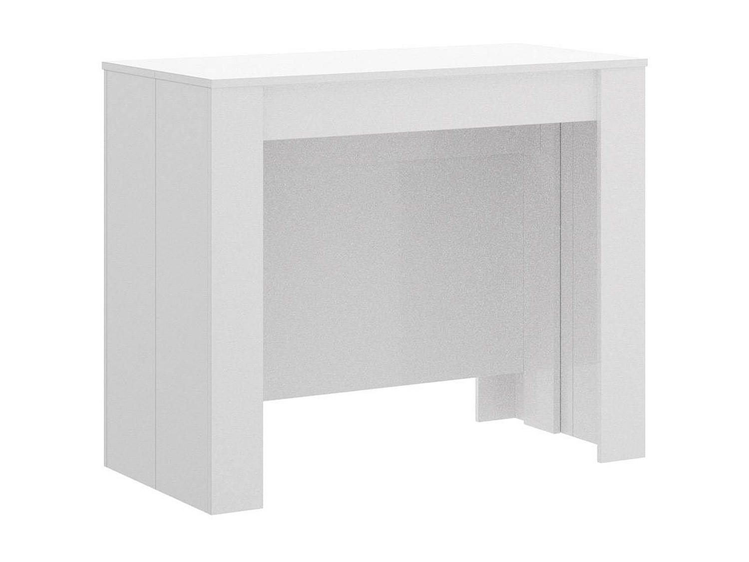 KONSOLENTISCH - Holz, Platte - Weiß - - Weiß, Holz (90/54/77cm) - Vente-Unique