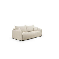 SCHLAFSOFA Calgary - Creme, Holzwerkstoff/Textil (216/86/105cm) - Fun Möbel