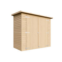 GARTENHAUS HOLZ H194x123x223 cm/2.1 m² - M348 - Beige, Holz (223/194/101cm) - Timbela
