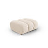 POUF Lupine aus Chenille-Stoff leichtes beige - Creme, Textil (95/43/92cm) - Micadoni