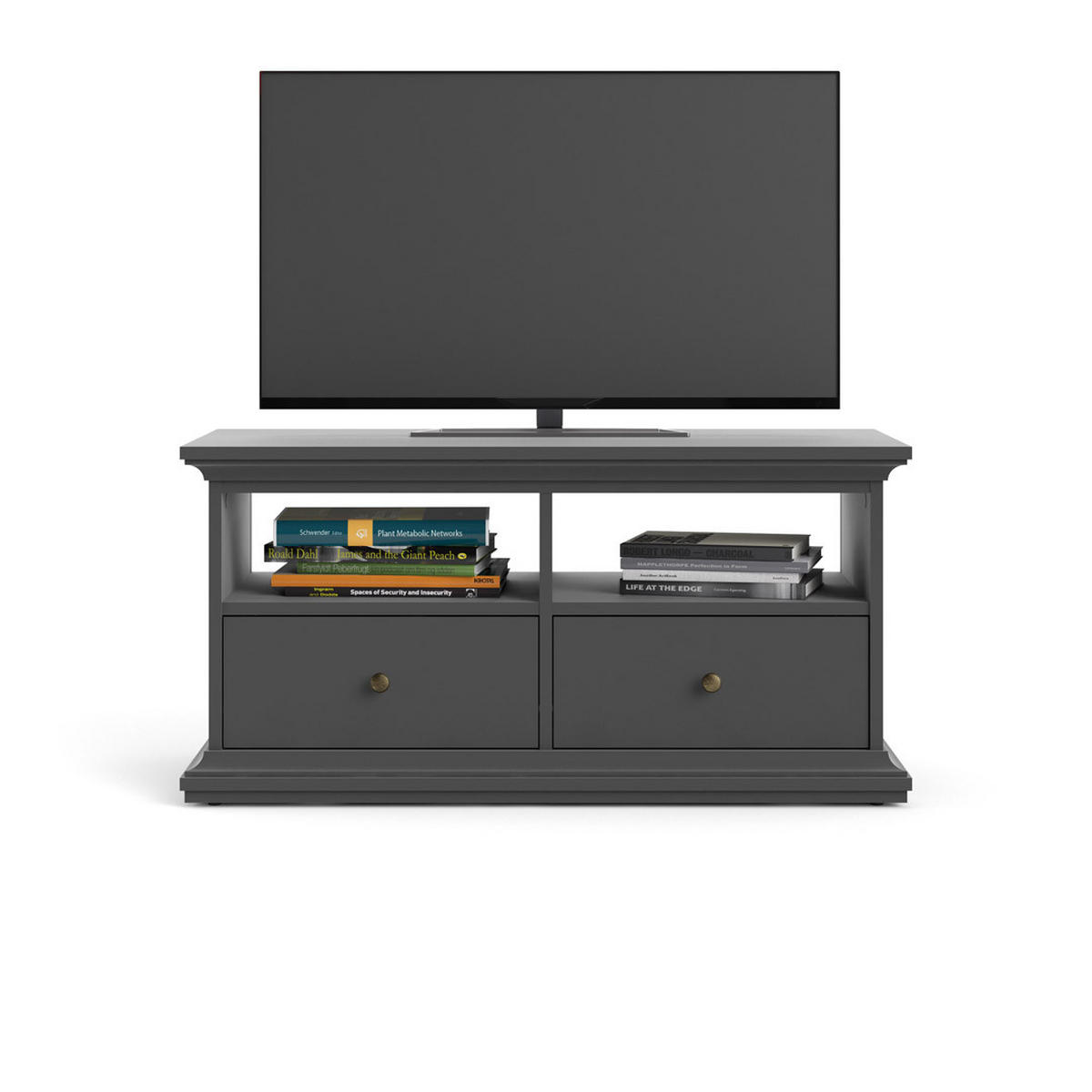 TV-ELEMENT Venedig Grau 103/42/51 cm - Grau, Holzwerkstoff (103/51/42cm) - ebuy24
